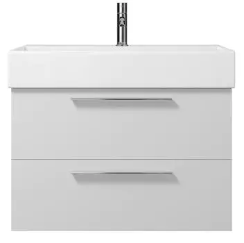 Тумба с раковиной подвесная Creto Tivoli 80 белая