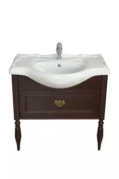 Тумба с раковиной Roca America Evolution L 85 дуб тёмный шоколад