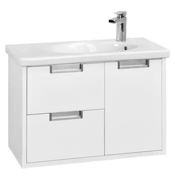 Тумба с раковиной Roca Etna 80 белый глянец