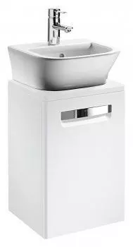 Тумба с раковиной Roca Gap 45 белый глянец ZRU9302880