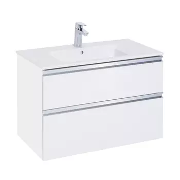 Тумба с раковиной Roca The Gap 80 см 857551806 белый глянец