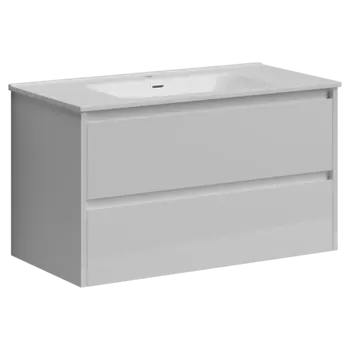 Тумба с раковиной Sancos Libra, 89 см., эмаль белый, LB90W