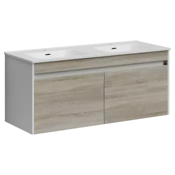 Тумба с раковиной Sancos Smart SM120-2E белый