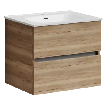 Тумба с раковиной Sancos Urban, 59 см., ламинат коричневый, UR60EG