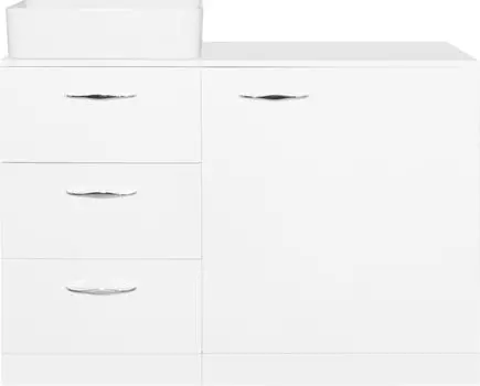 Тумба с раковиной Style Line Берн Plus 120 белая