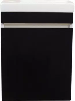 Тумба с раковиной Style Line Compact Люкс черная