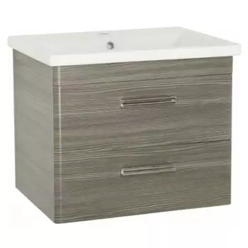 Тумба с раковиной Style Line Лотос 80 Plus, шелк зебрано