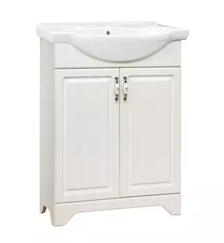 Тумба с раковиной Style Line Олеандр-2 65 рельеф пастель, ЛС-00000199