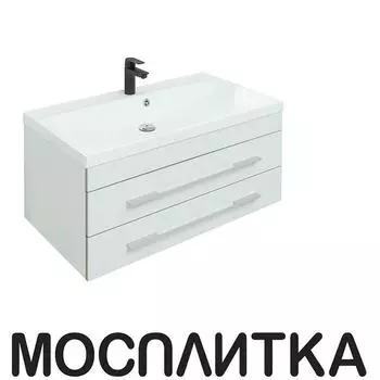 Тумба с раковиной Верона 90 New цв.белый матовый, 272424