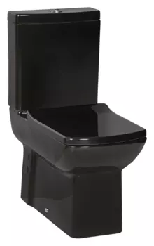 Унитаз-компакт Creavit Lara LR360-00SI00E-0000 с биде к стене, черный