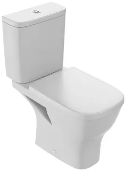 Унитаз-компакт безободковый Jacob Delafon Struktura UJAJ102-WTE белый