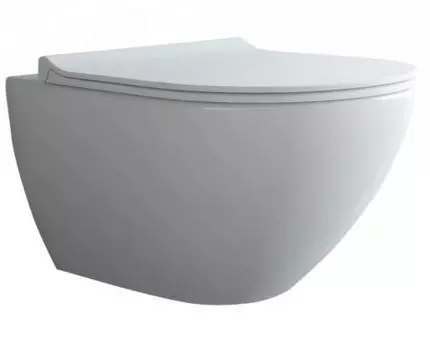 Унитаз подвесной Berges Puma Rimless c крышкой-сиденьем Toma Slim SO, 082131