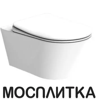 Унитаз подвесной безободковый Boheme Avva 972-W белый глянец