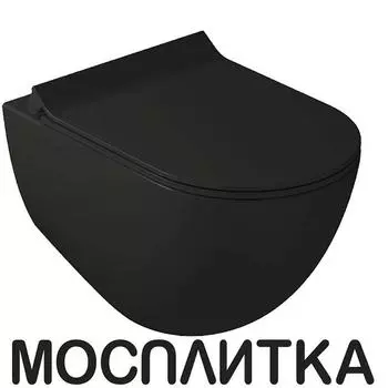 Унитаз подвесной безободковый Galassia Dream 7317NEMT черный матовый