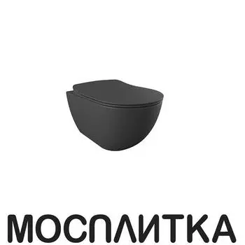 Унитаз подвесной Creavit Free FE320-00AM00E-0000 с биде, антрацит