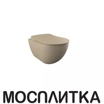 Унитаз подвесной Creavit Free FE320-00CM00E-0000 с биде, капучино