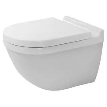 Унитаз подвесной Duravit Starсk 3 Rimless 45270900A1 (2527090000) безободковый сиденье микролифт