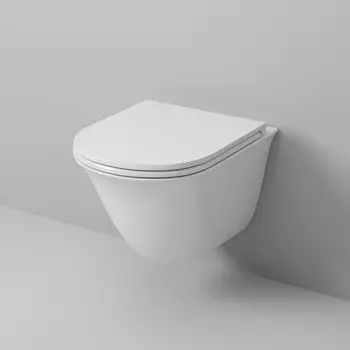 Унитаз подвесной Grossman GR-4412S безободковый с тонкой крышкой