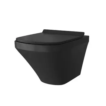 Унитаз подвесной Grossman GR-4440BMS, черный матовый