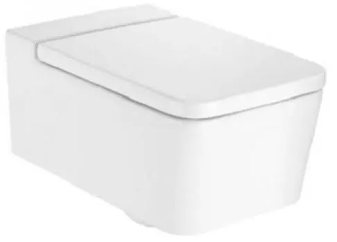 Унитаз подвесной Roca Inspira Square, 346537000 безободковый