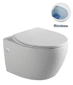 Унитаз подвесной Vincea Intero VT1-21 с сиденьем soft-close, белый