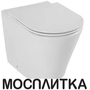 Унитаз приставной безободковый Jacob Delafon Rodin+ EDAA102-00 белый