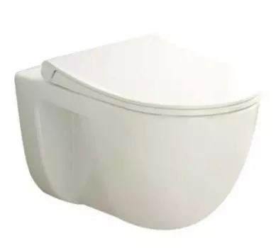 Унитаз VitrA S40 безободковый фарфор, антибактериальная глазурь 7759B003-0075