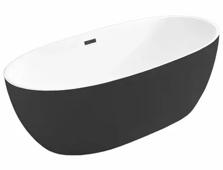 Ванна акриловая Vincea VBT-405-1700MB 170 см черная матовая