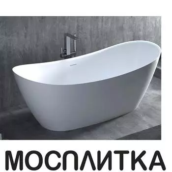 Ванна из искусственного камня S-Sense Salini Noemi 170x75 см глянцевая 101712G