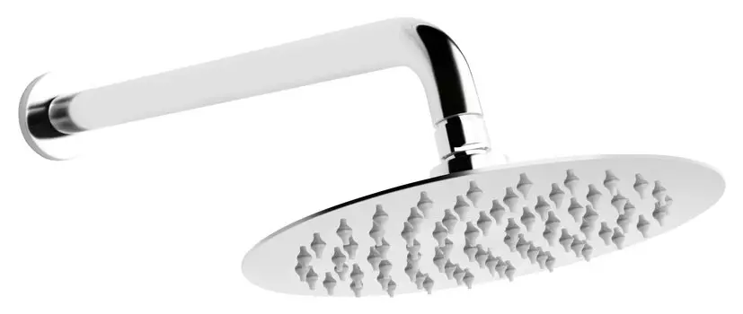 Верхний душ Ferro Slim 20 см с держателем NPT11, хром