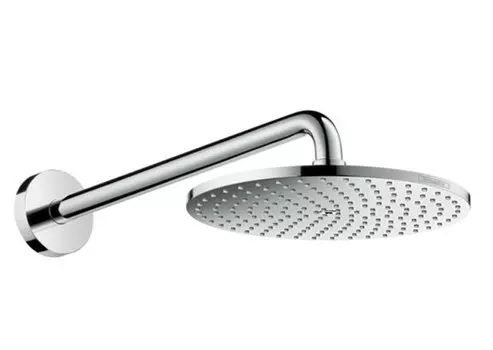 Верхний душ Hansgrohe Raindance S 240 1j PowderRain 27607000 с держателем для душа 39 см