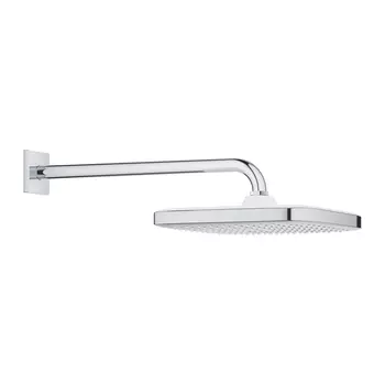 Верхний душ с кронштейном Grohe Tempesta 26687000, хром / белый