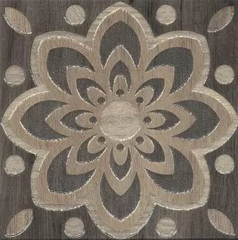 Вставка Фратте серый лаппатированный 15х15