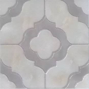 Вставка Помильяно серый лаппатированный 14,5х14,5