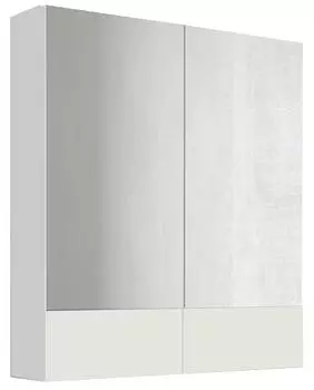 Зеркальный шкаф 1Marka Соната 75 белый глянец