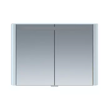 Зеркальный шкаф Am.Pm Sensation M30MCX1001BG 100 см, с подсветкой, светло-голубой