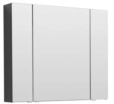 Зеркальный шкаф Aquanet Алвита 100 серый антрацит