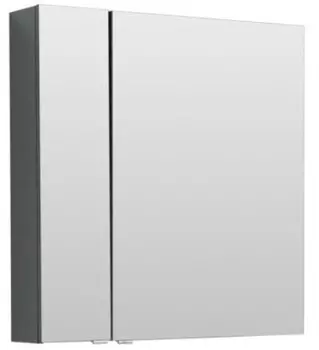 Зеркальный шкаф Aquanet Алвита 80 серый антрацит