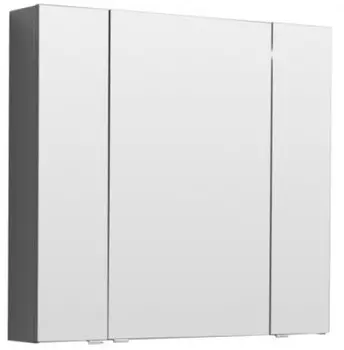 Зеркальный шкаф Aquanet Алвита 90 серый антрацит