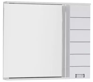 Зеркальный шкаф Aquanet Доминика 100 LED белый