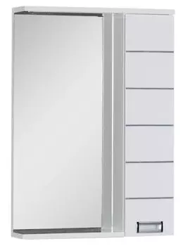 Зеркальный шкаф Aquanet Доминика 60 LED белый