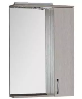 Зеркальный шкаф Aquanet Донна 60 беленый дуб