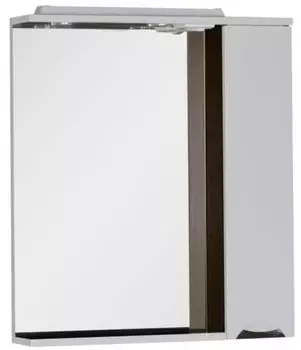 Зеркальный шкаф Aquanet Гретта 75 венге