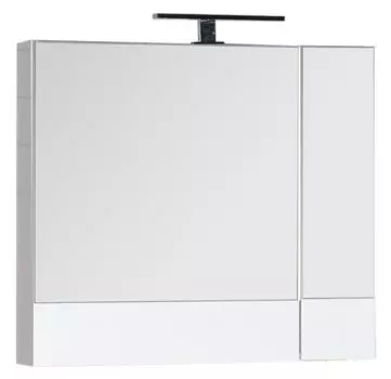 Зеркальный шкаф Aquanet Нота 75 камерино белый