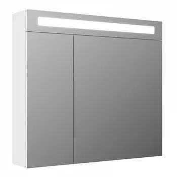 Зеркальный шкаф Iddis New Mirro 80 см NMIR802i99 с подсветкой, белый