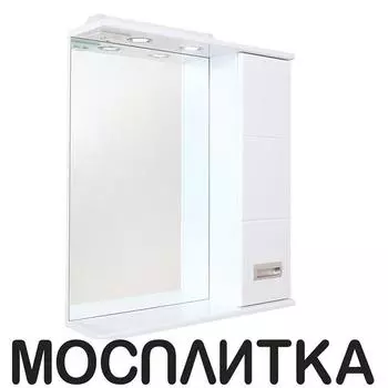 Зеркальный шкаф Onika Балтика 67.02 правый, 206704