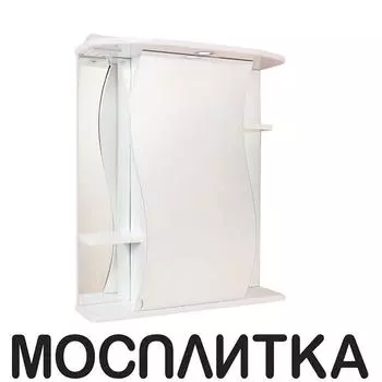 Зеркальный шкаф Onika Лилия 55.01 правый, 205519