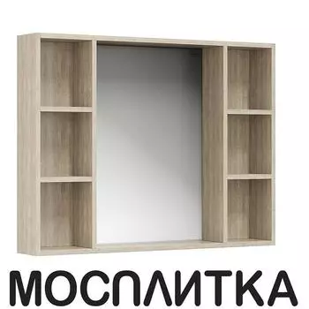 Зеркальный шкаф Onika Тимбер 100 см 210017 дуб сонома