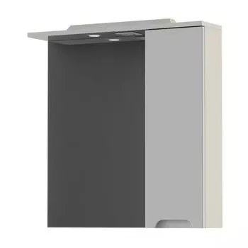 Зеркальный шкаф Orange Rio 70см ZR70-01R правый белый