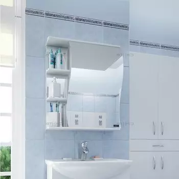 Зеркальный шкаф СаНта Волна 60, левый/правый